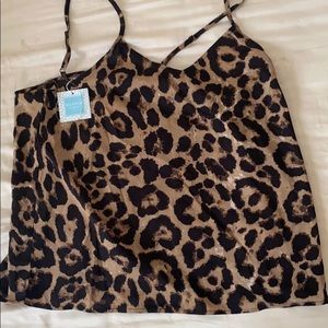 Leopard tank top